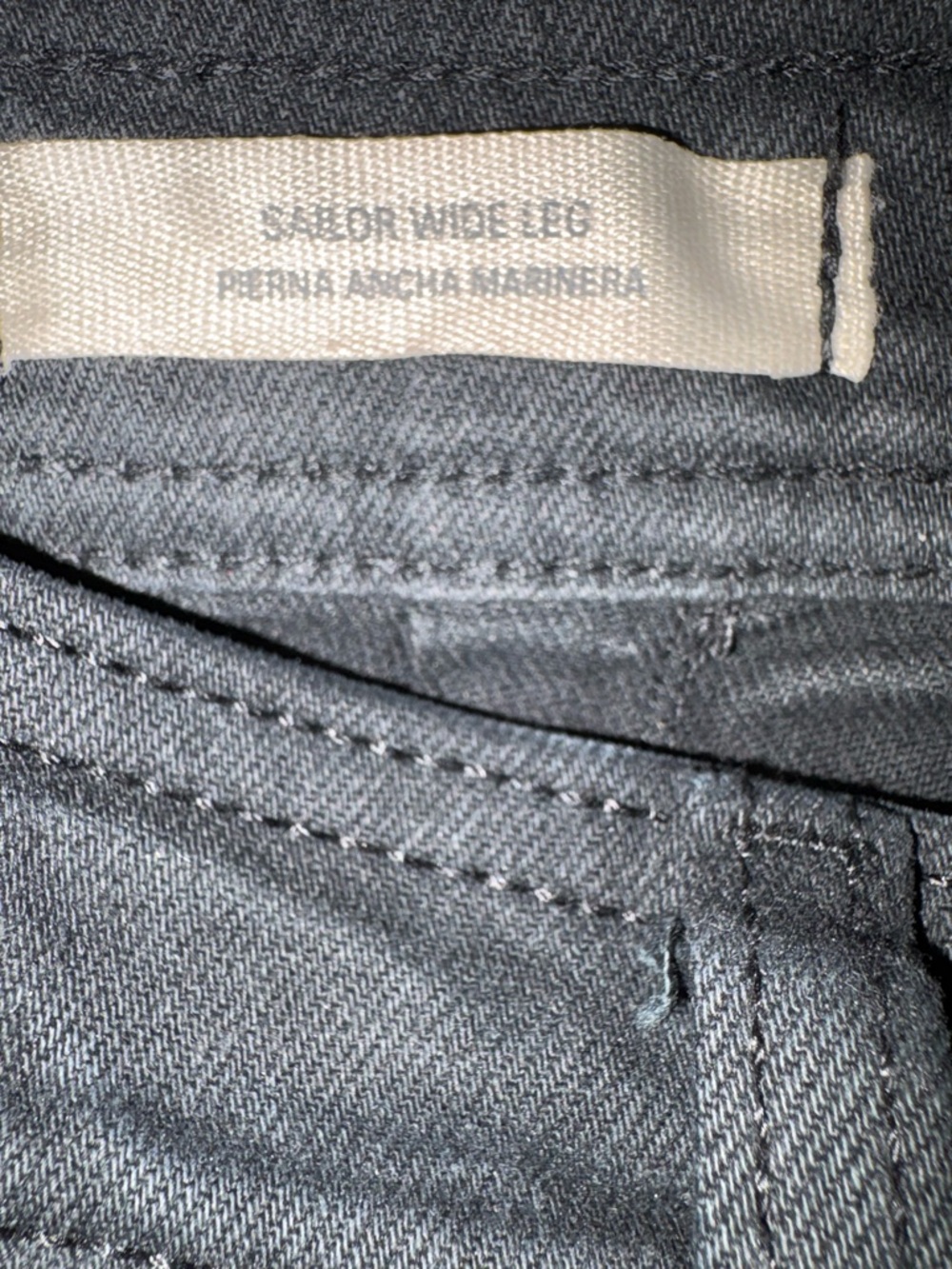 Target Universal Thread Sailor Wide Leg High-Rise Black Women's Jeans Size 6 - Picture 10 of 11